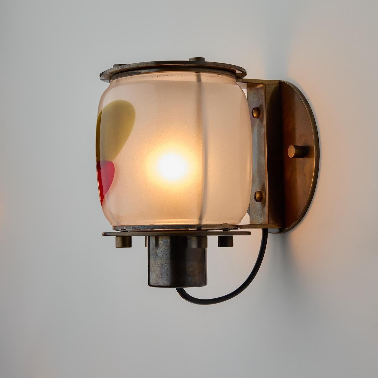 Italian Two Rare Sconces by Paolo Venini For Sale