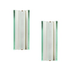 Rare Sconces, Model #2052, by Max Ingrand for Fontana Arte