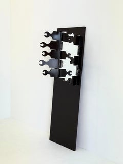 Raro appendiabiti a specchio "Scorpion" di Anonima Design per Bonetto