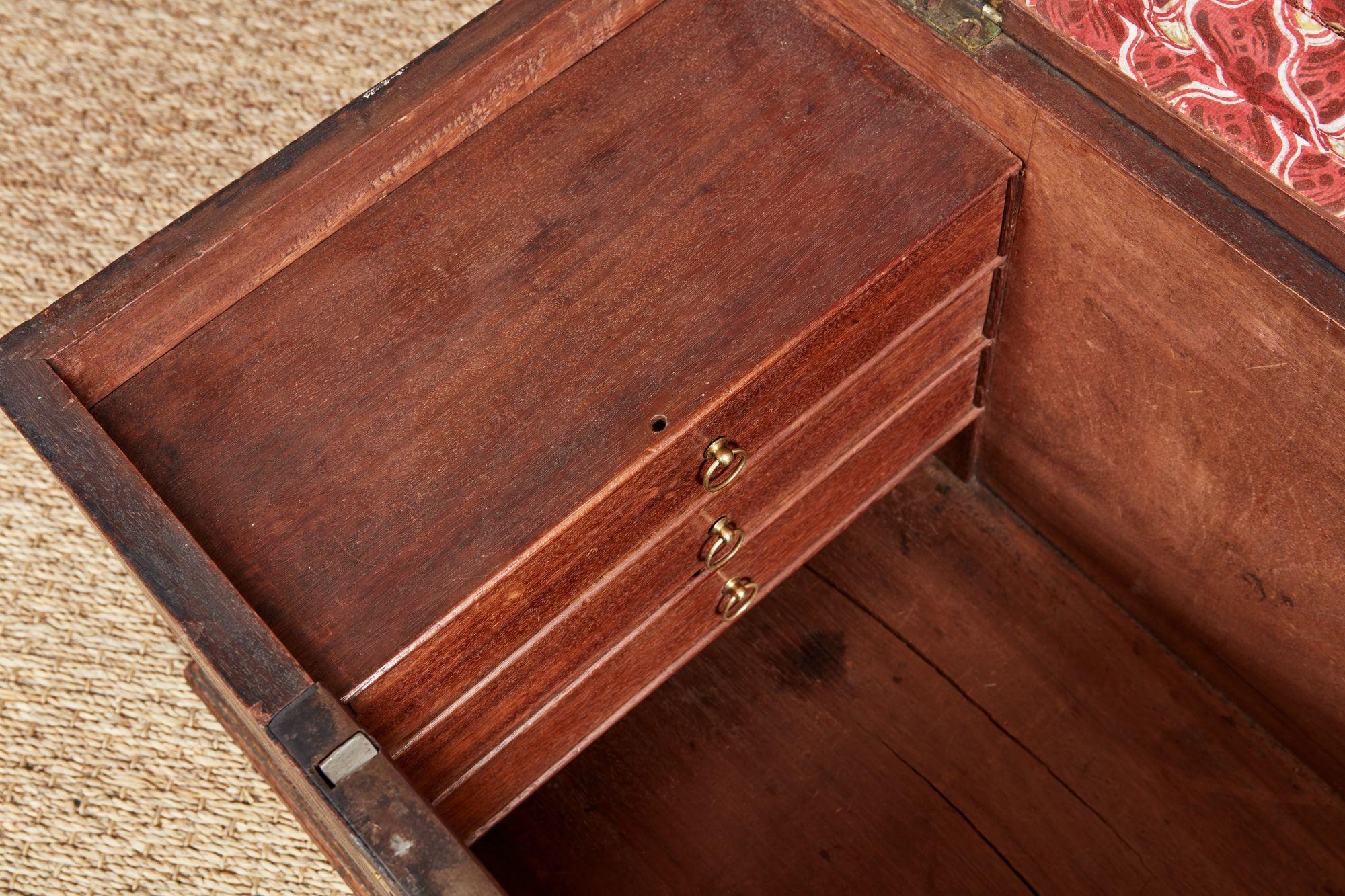 Rare Scottish George III Corporation Treasury Box For Sale 7