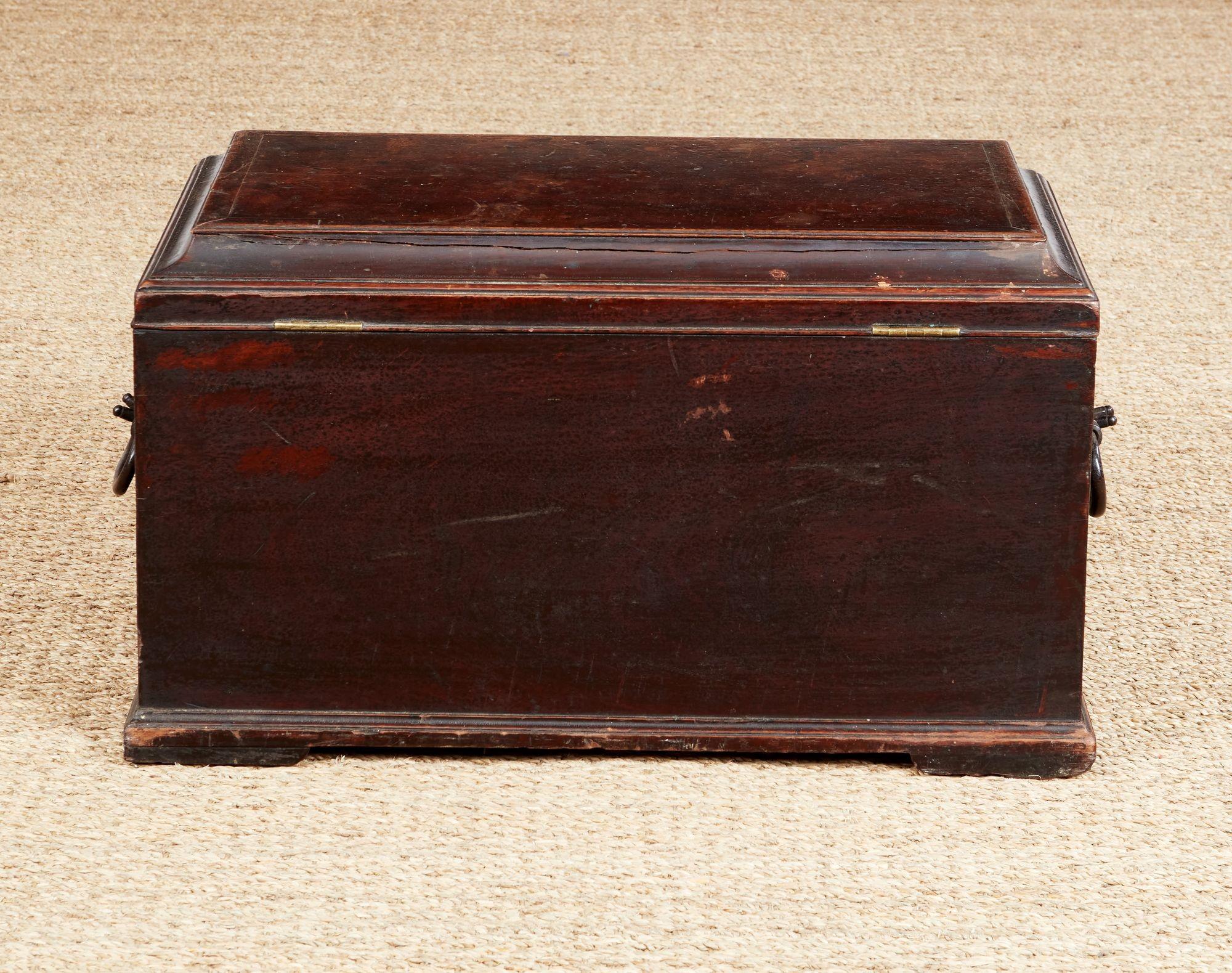 Rare Scottish George III Corporation Treasury Box For Sale 11