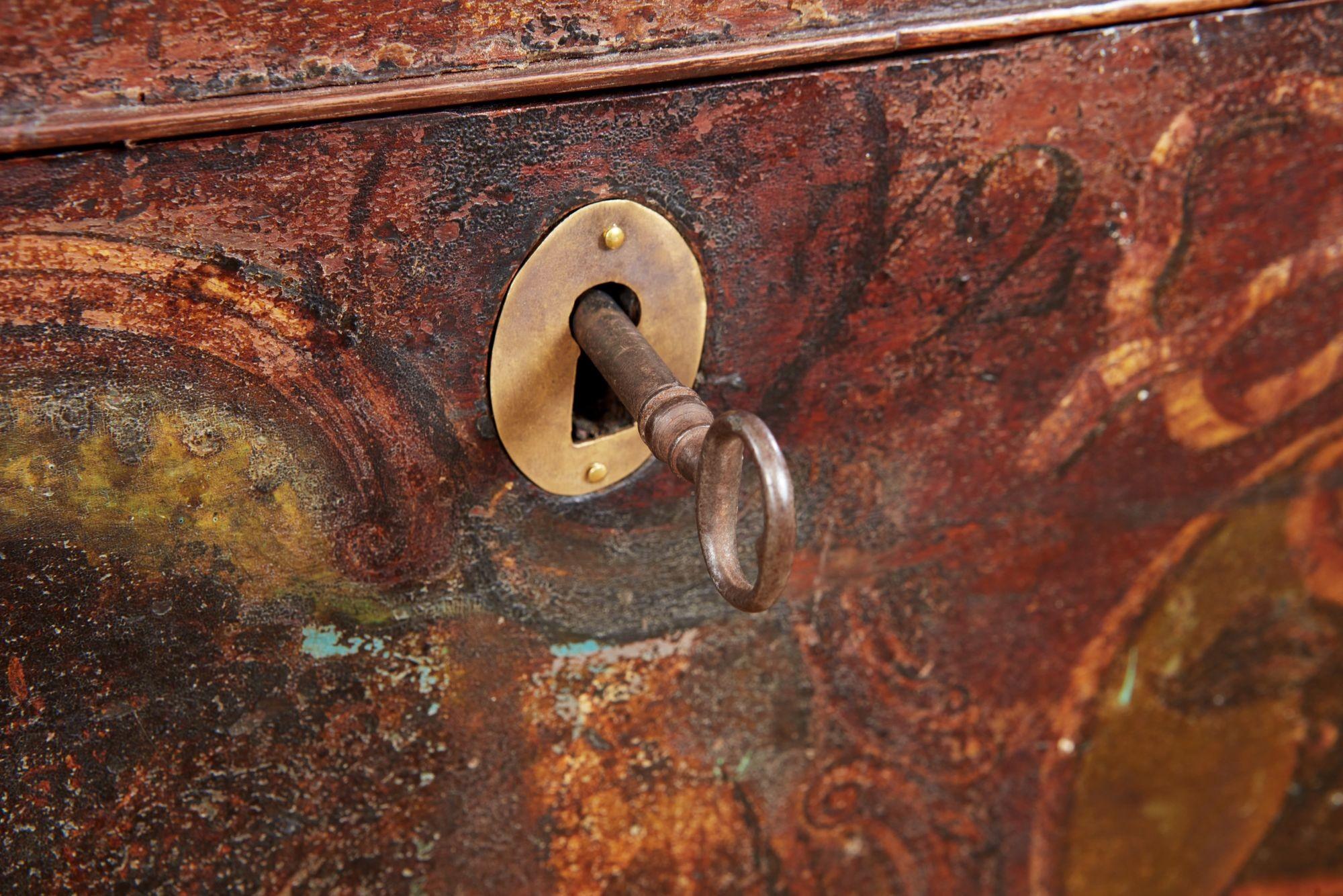 Rare Scottish George III Corporation Treasury Box For Sale 2