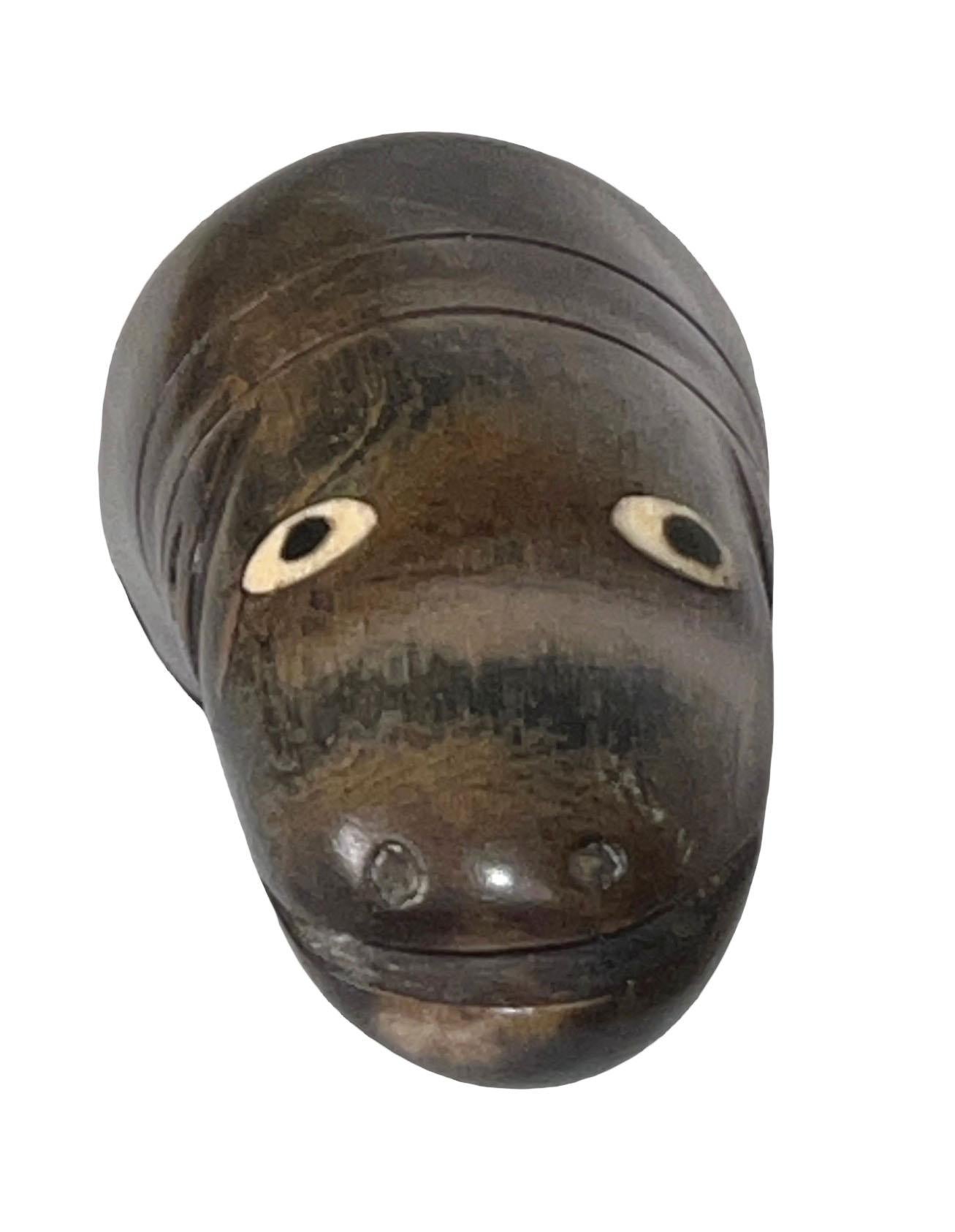 Early 19th Century Rare Scottish Horn Snuff Mill For Sale