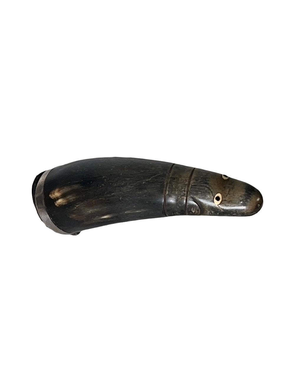 Rare Scottish Horn Snuff Mill For Sale 1