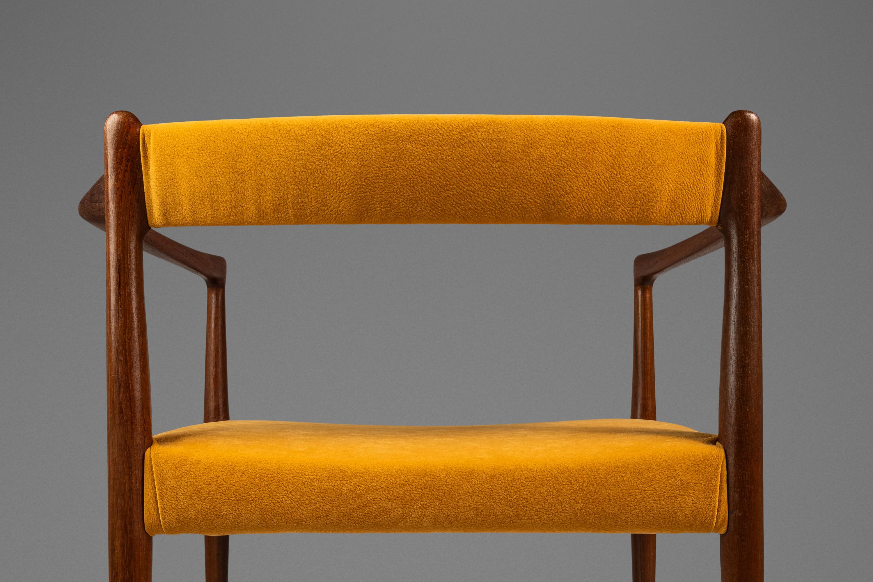 RARE Sculpted Armchair, Helge Vestergaard Jensen, Peder Pederse, Denmark, 1960s in vendita 4