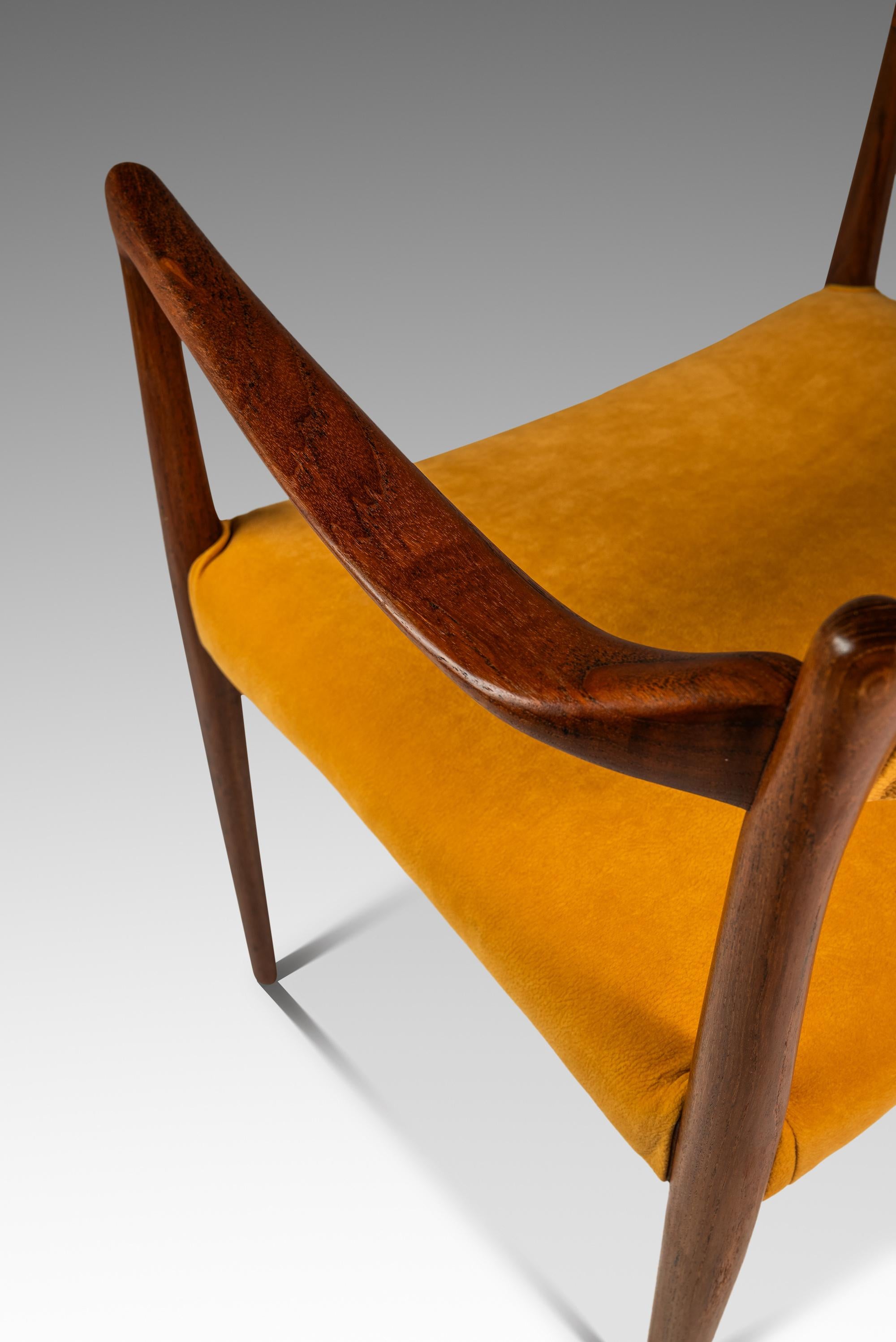 RARE Sculpted Armchair, Helge Vestergaard Jensen, Peder Pederse, Denmark, 1960s in vendita 9