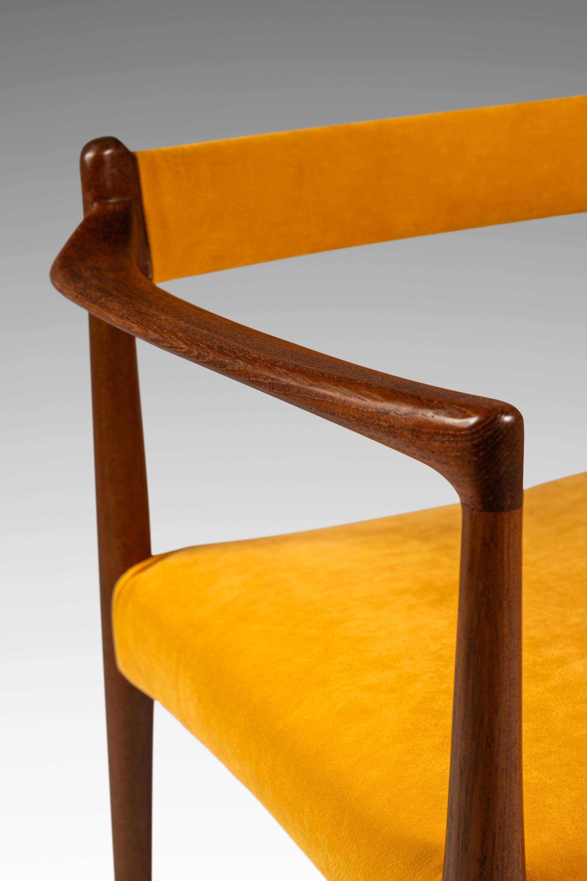 RARE Sculpted Armchair, Helge Vestergaard Jensen, Peder Pederse, Denmark, 1960s in vendita 12