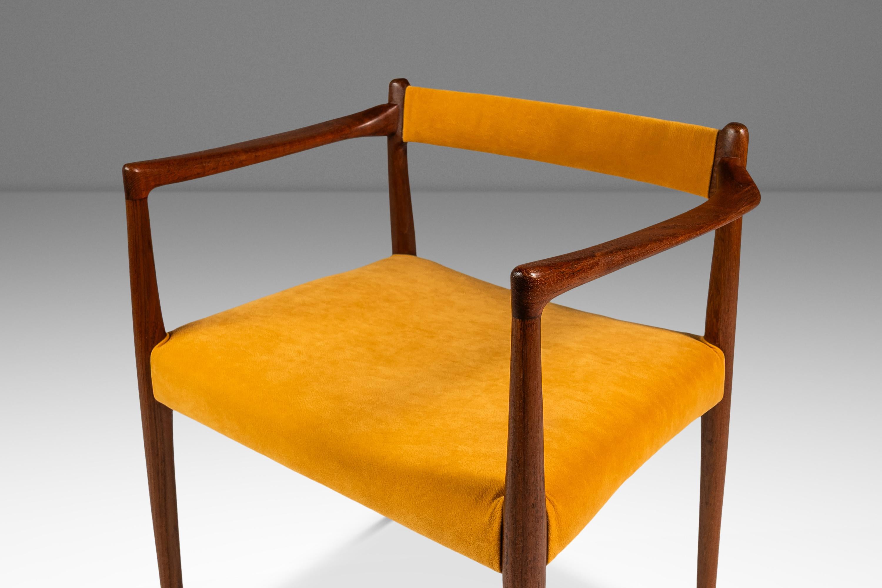 RARE Sculpted Armchair, Helge Vestergaard Jensen, Peder Pederse, Denmark, 1960s in vendita 2