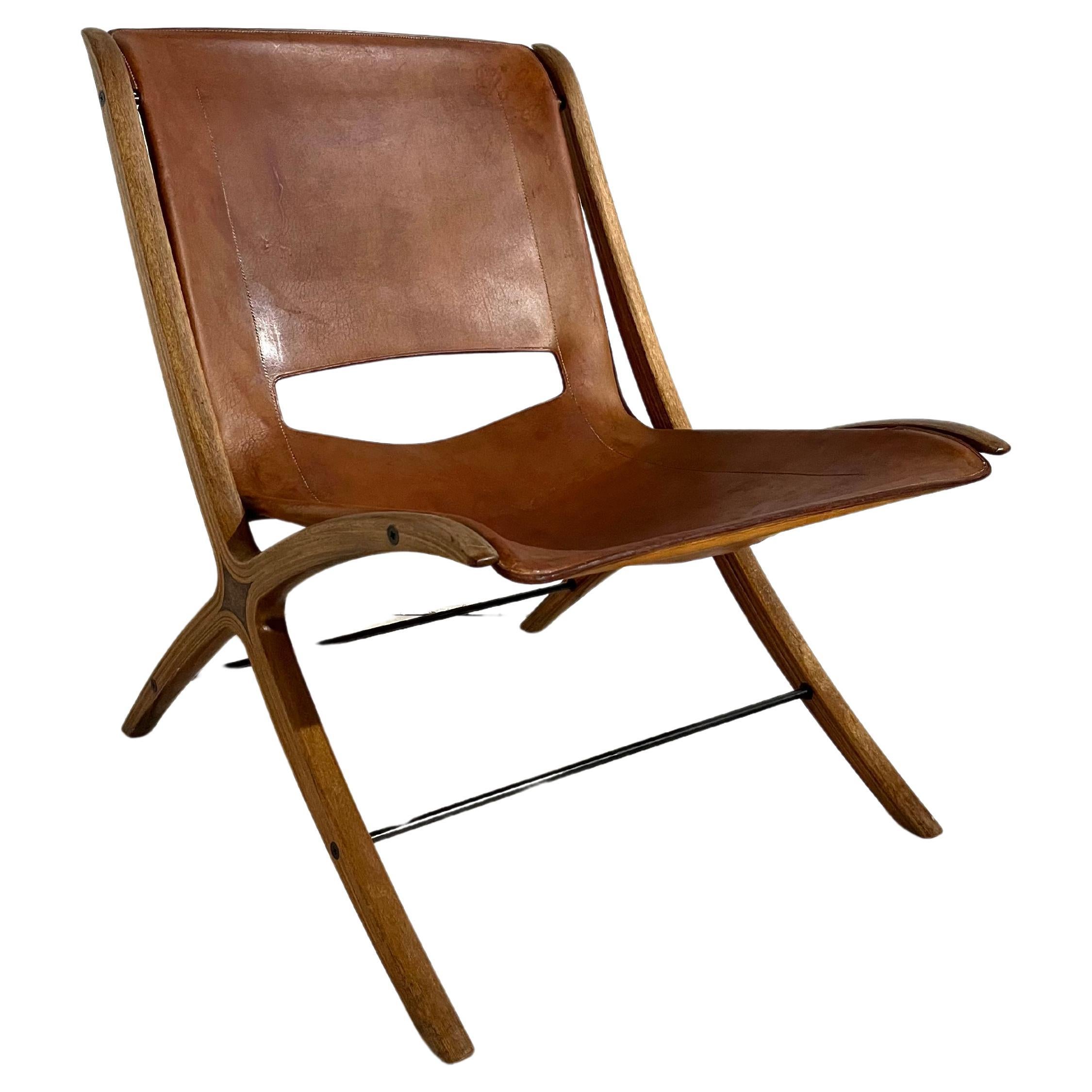 Rare sculpturable "X Chair" by Hvidt & Mølgaard for Fritz Hansen from 1959 For Sale