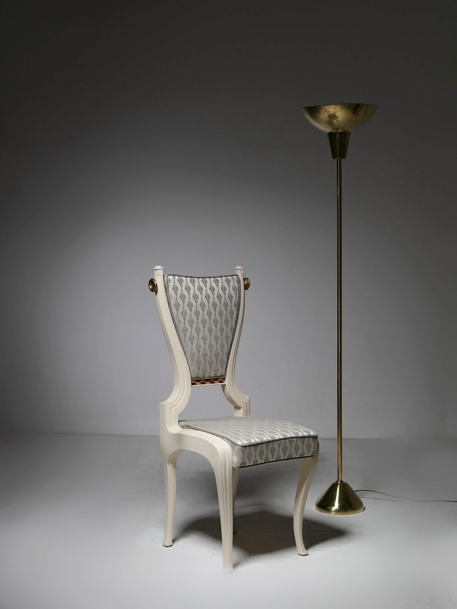Chaise sculpturale rare de Paolo Portoghesi pour B&B Italia, Italie, 1990 en vente 5