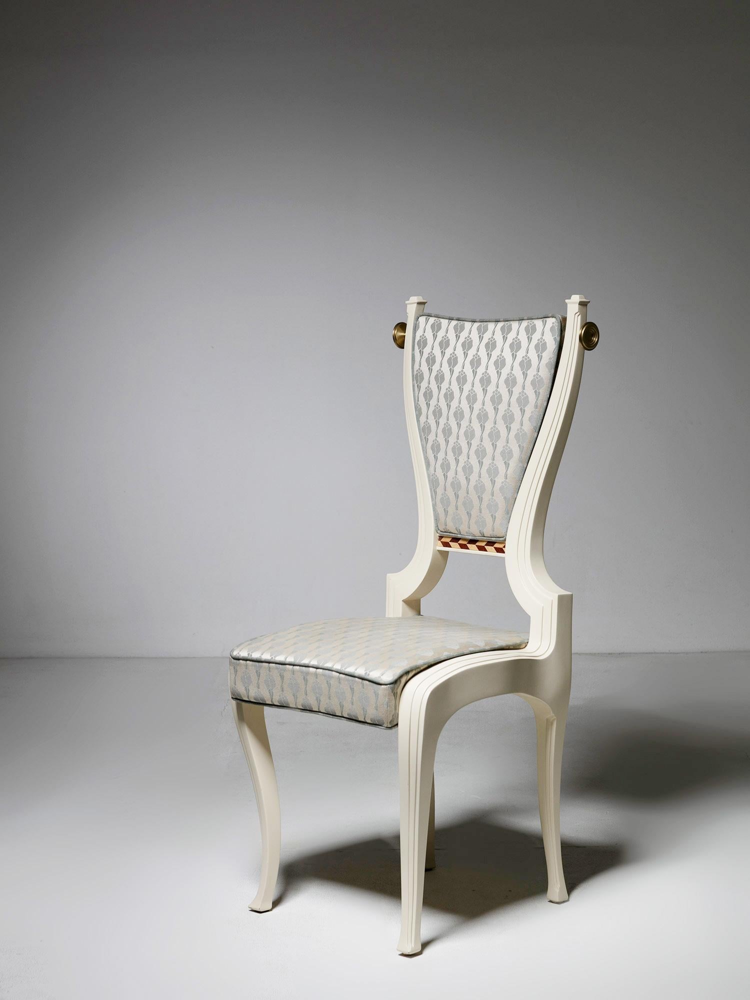 Rare chair designed by Paolo Portoghesi for B&B Italia.
Part of the 