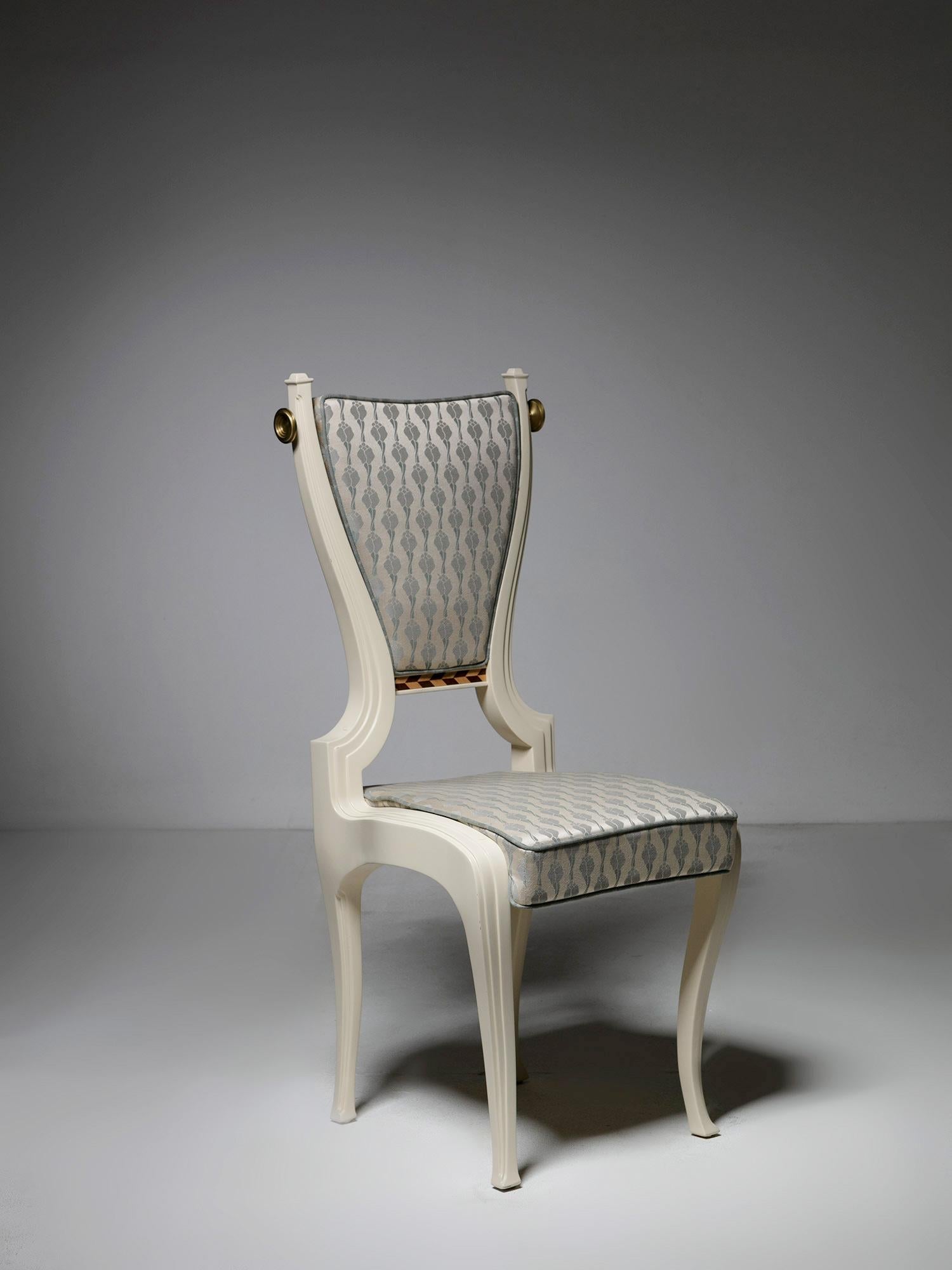 Laiton Chaise sculpturale rare de Paolo Portoghesi pour B&B Italia, Italie, 1990 en vente