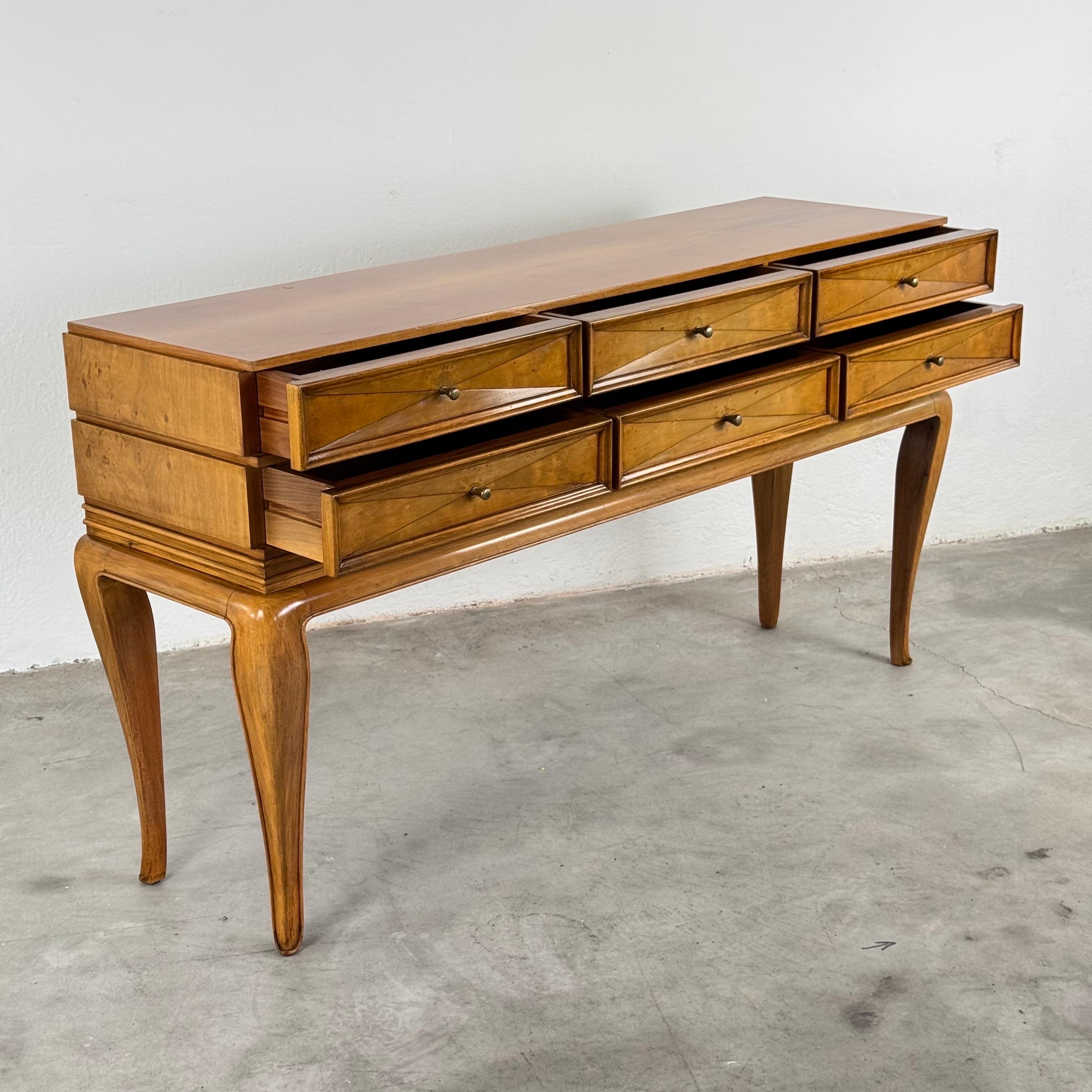Seltenes skulpturales Sideboard mit Rautenfront von Osvaldo Borsani für ABV, Italien, 1950er Jahre im Angebot 10