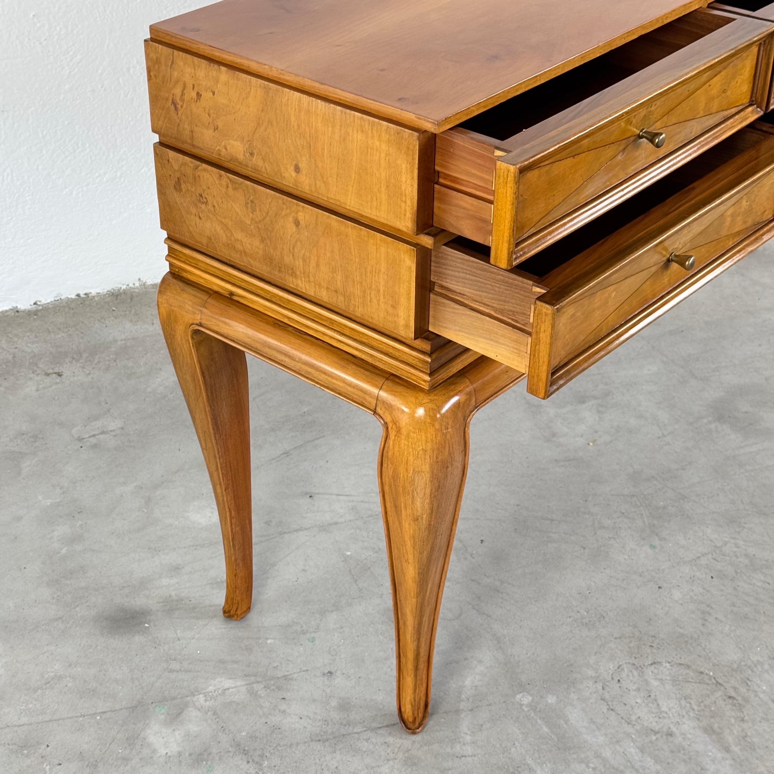 Seltenes skulpturales Sideboard mit Rautenfront von Osvaldo Borsani für ABV, Italien, 1950er Jahre im Angebot 11