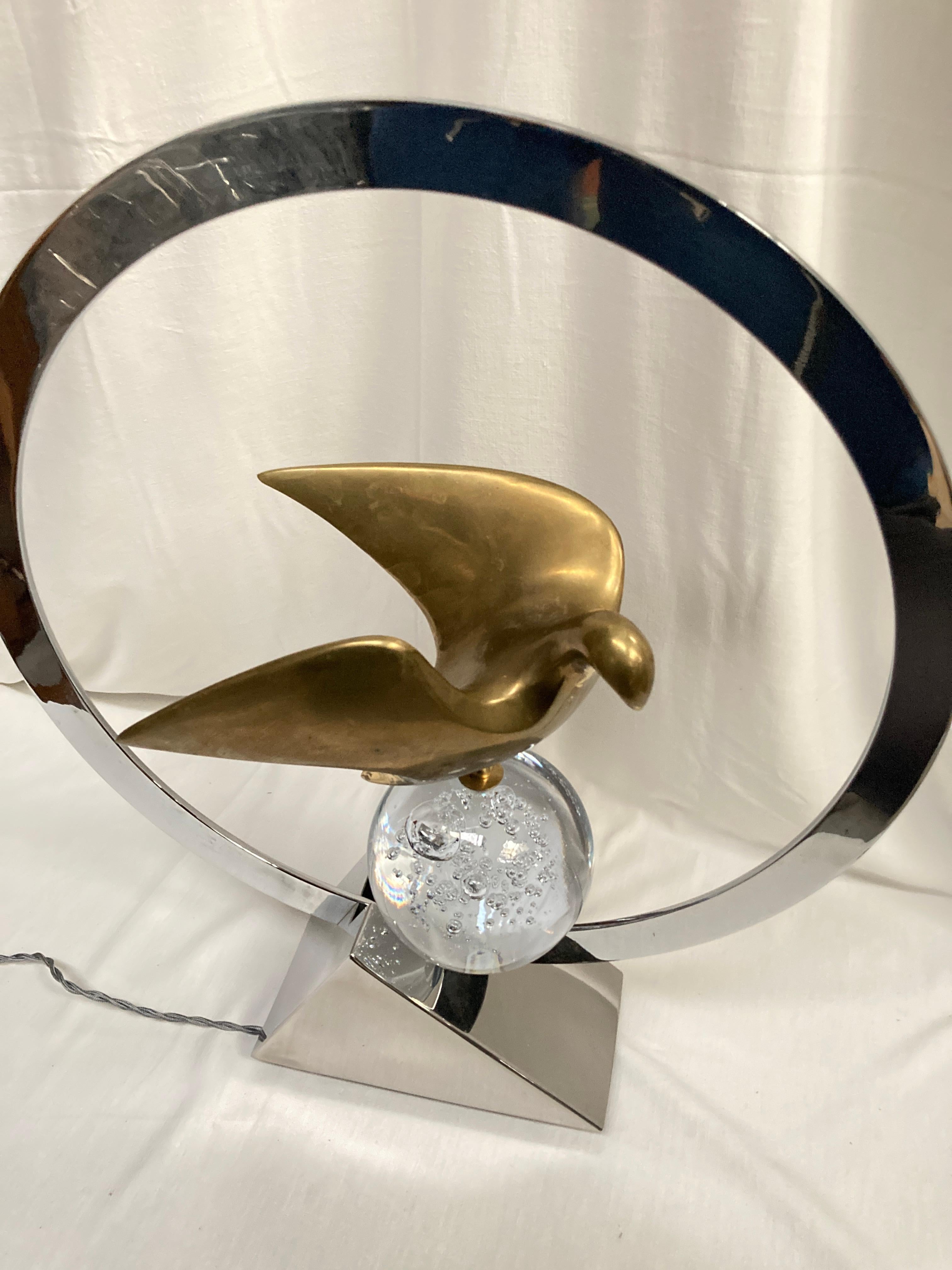 Rare sculptural lamp by Philippe Jean For Sale 6