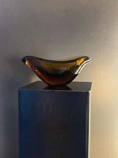 Mid 20th Century Rare Murano Glass 'Sunset Colour' Sommerso by Flavio Poli, 50's