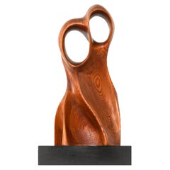 Rare Sculpture in Pine by Johnny Mattsson, 1950's