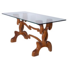 Rare Sculptured dining table by Paul Laszlo, PUBLISHED