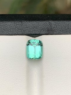 Rare Sea foam Natural Tourmaline Ring Loose Gemstone 2.95 Ct Cushion Cut-Jewelry