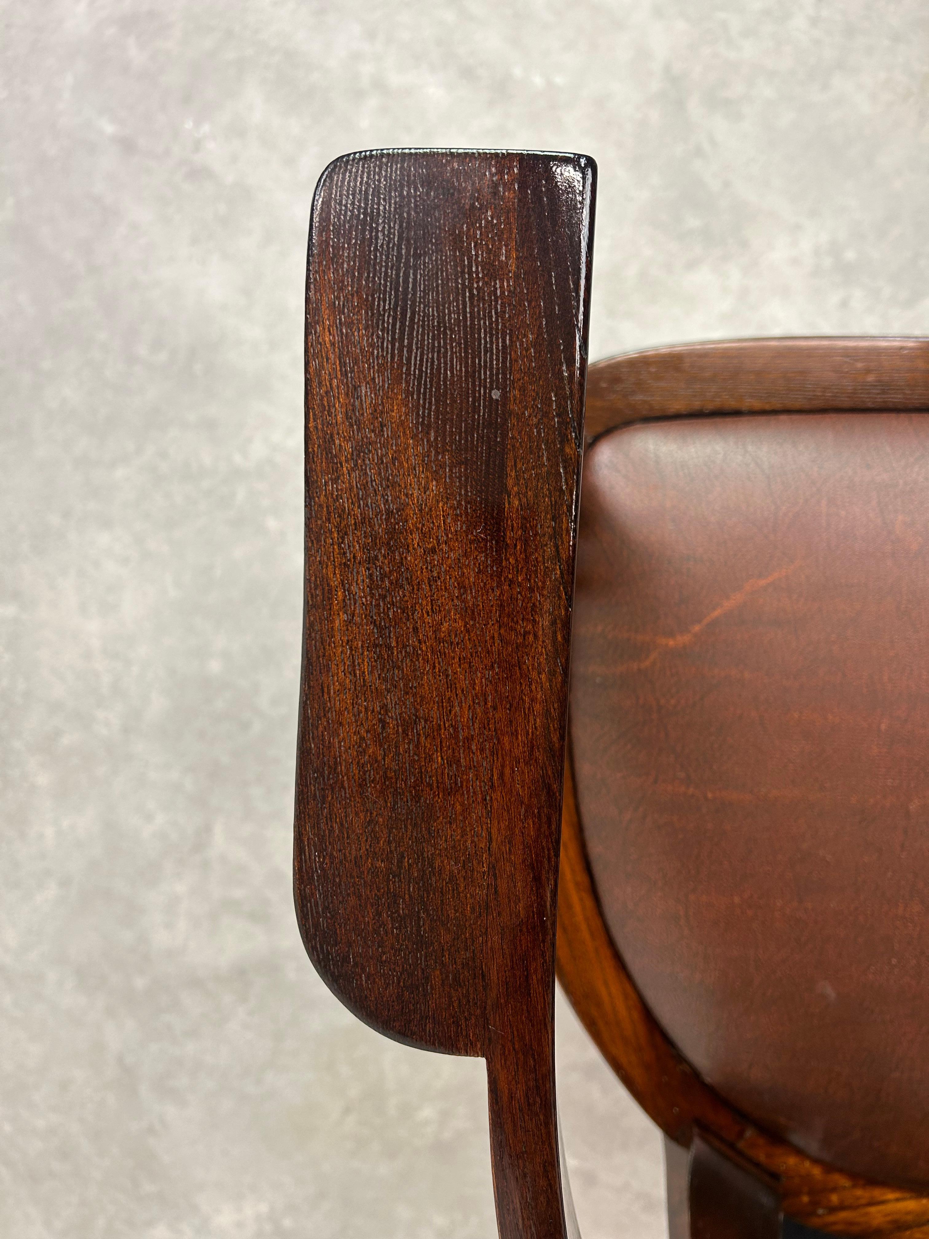 Austrian Rare Secession Armchair by Anton Pospischil For Sale
