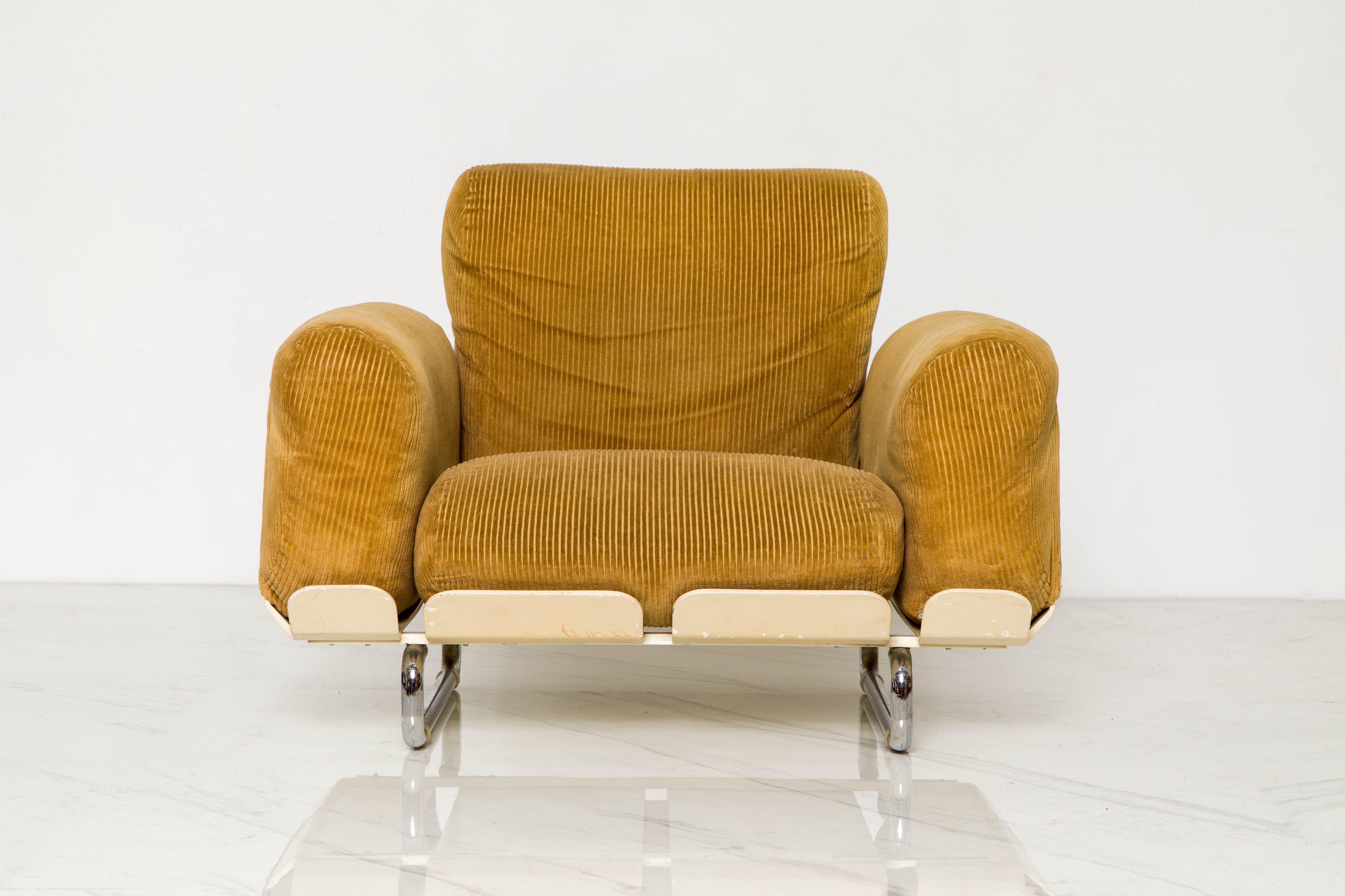 Rare 'Senzafine' Lounge Chairs by Eleonore Riva for Zanotta, 1969, Signed 2