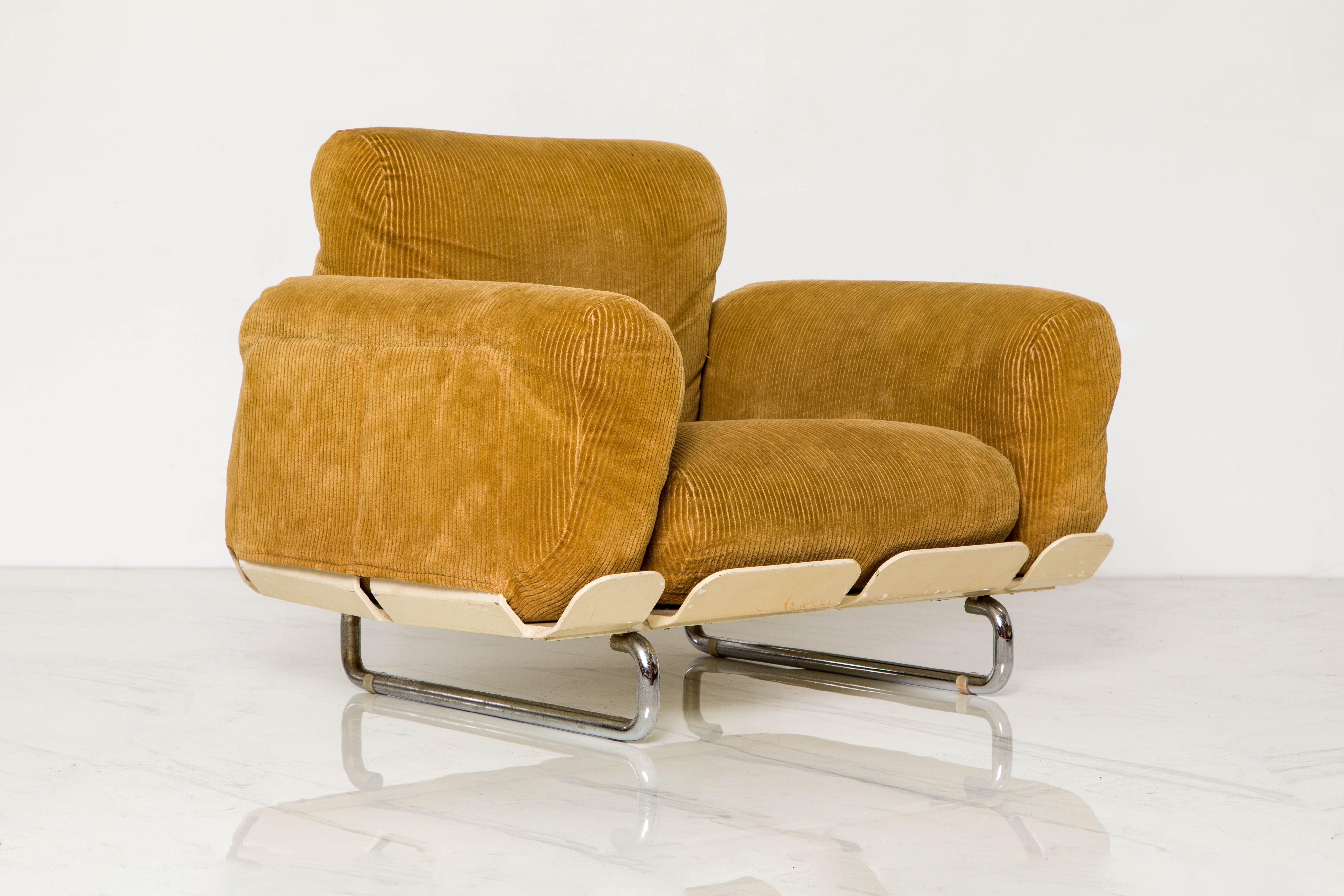 Rare 'Senzafine' Lounge Chairs by Eleonore Riva for Zanotta, 1969, Signed 3
