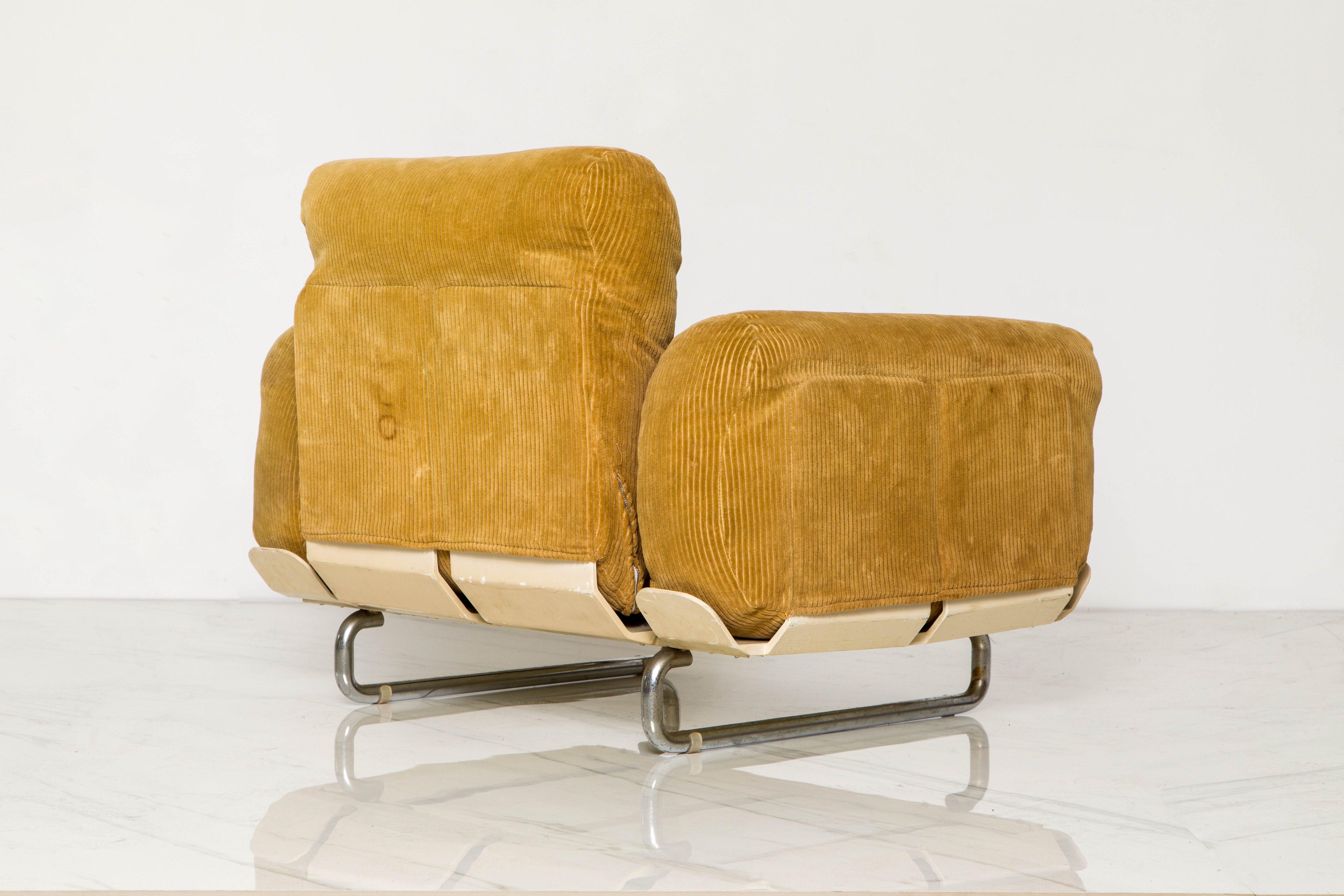 Rare 'Senzafine' Lounge Chairs by Eleonore Riva for Zanotta, 1969, Signed 5