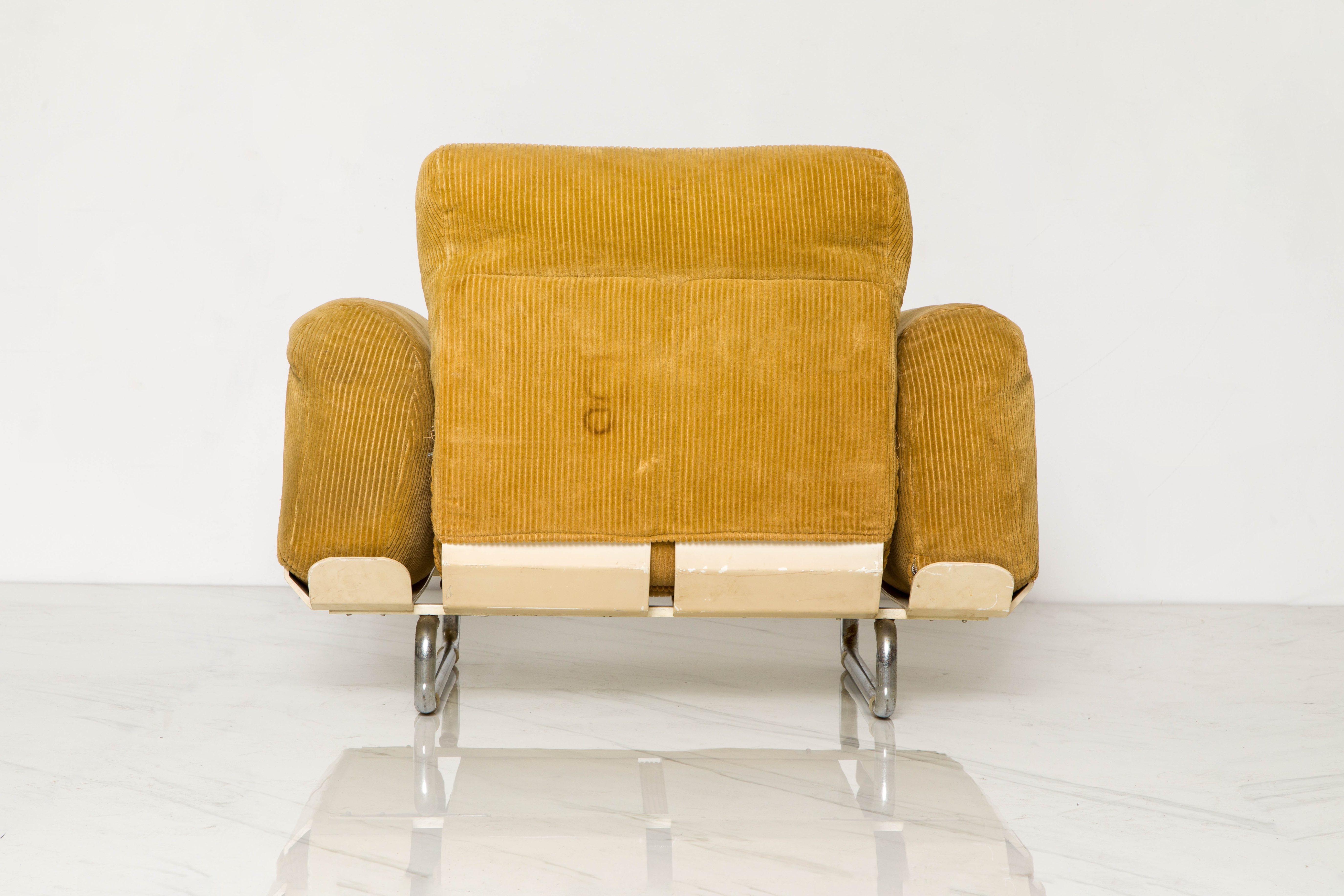 Rare 'Senzafine' Lounge Chairs by Eleonore Riva for Zanotta, 1969, Signed 6