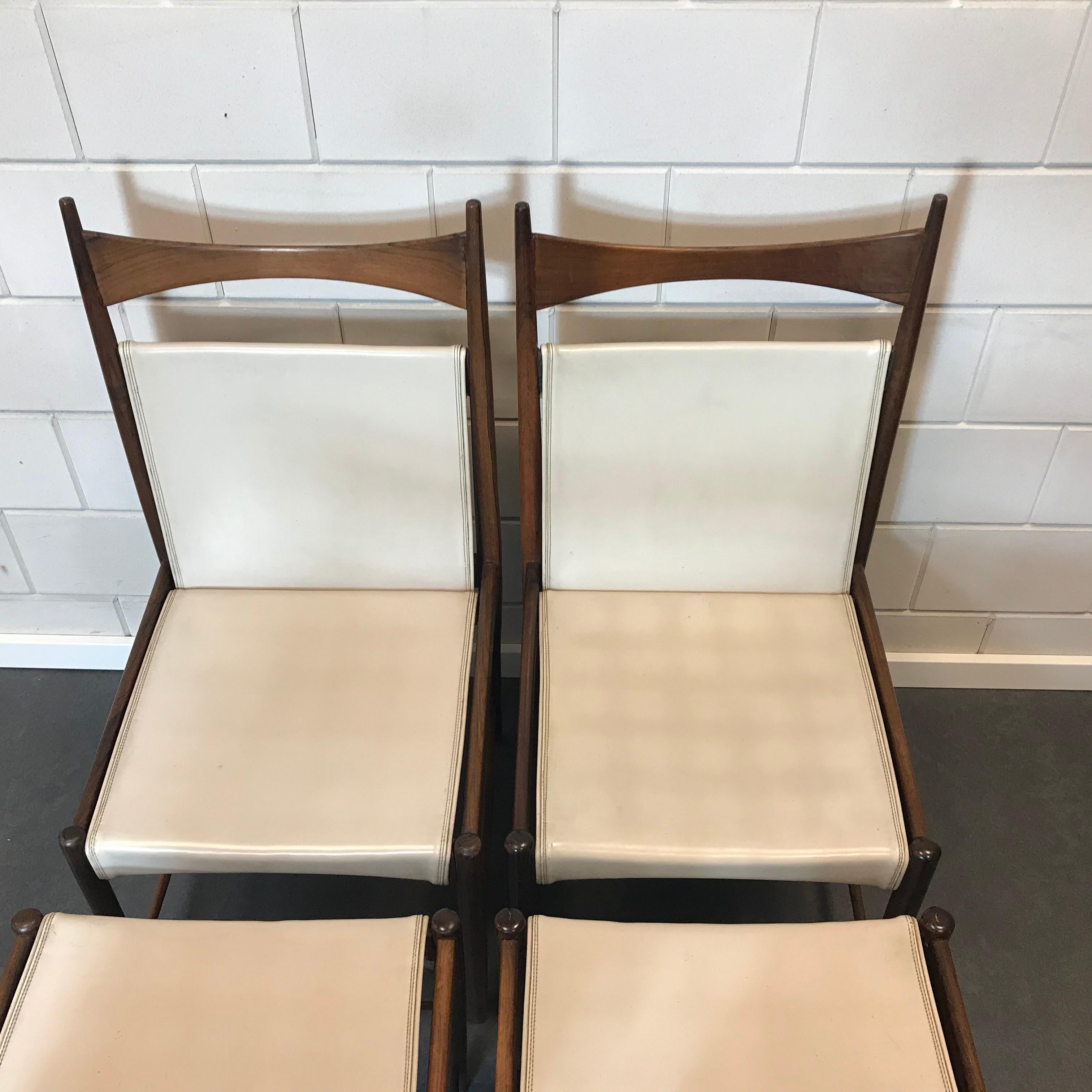 Rare Sergio Rodrigues Cantu Dining Chairs en vente 2