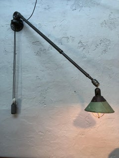 Rare Series 1 Antique Triplex Industrial Lamp by Johan Petter Johansson for ASEA