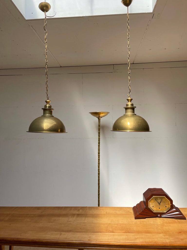 Rare Set of 10 MidCentury Modern Brass Kitchen, Bar / Restaurant