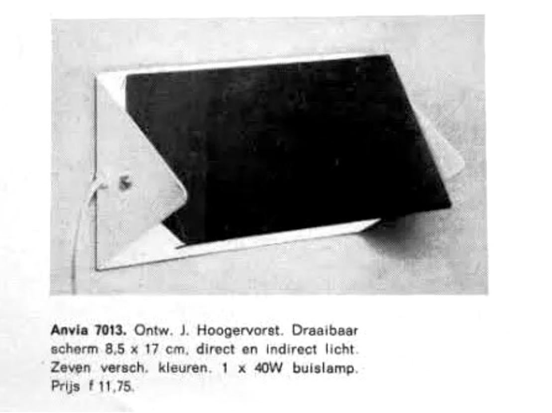 Seltener Satz von 12 niederländischen Metall-Wandleuchtern von Anvia, 1950er Jahre (Emailliert) im Angebot