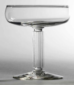 Rare Set of 12 Coupes or Martini Glasses, Embassy Pattern, Teague for Libbey