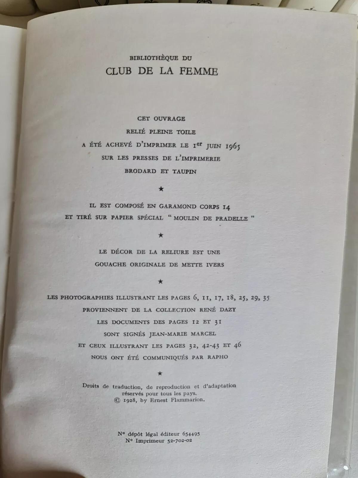 Rare Set of 14 French Literary Classics – Editions Le Club de la Femme - 3Y18 For Sale 2