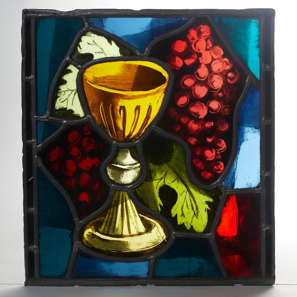 Rare Set of 17 Stained Glass Works of Art by Max Ingrand For Sale 11