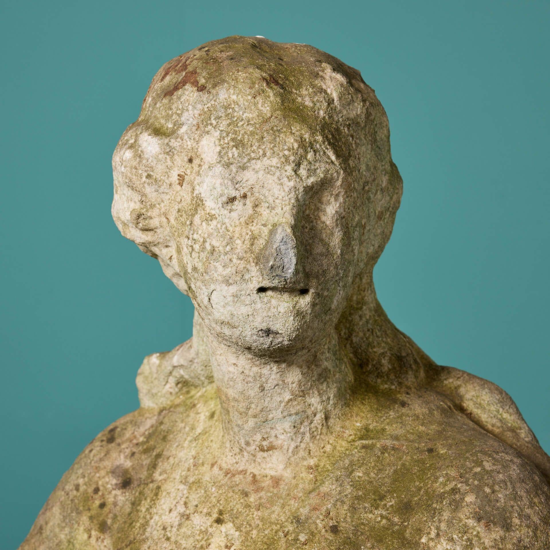 Rare ensemble de statues en marbre sculpté Four Seasons du XVIIIe siècle en vente 3
