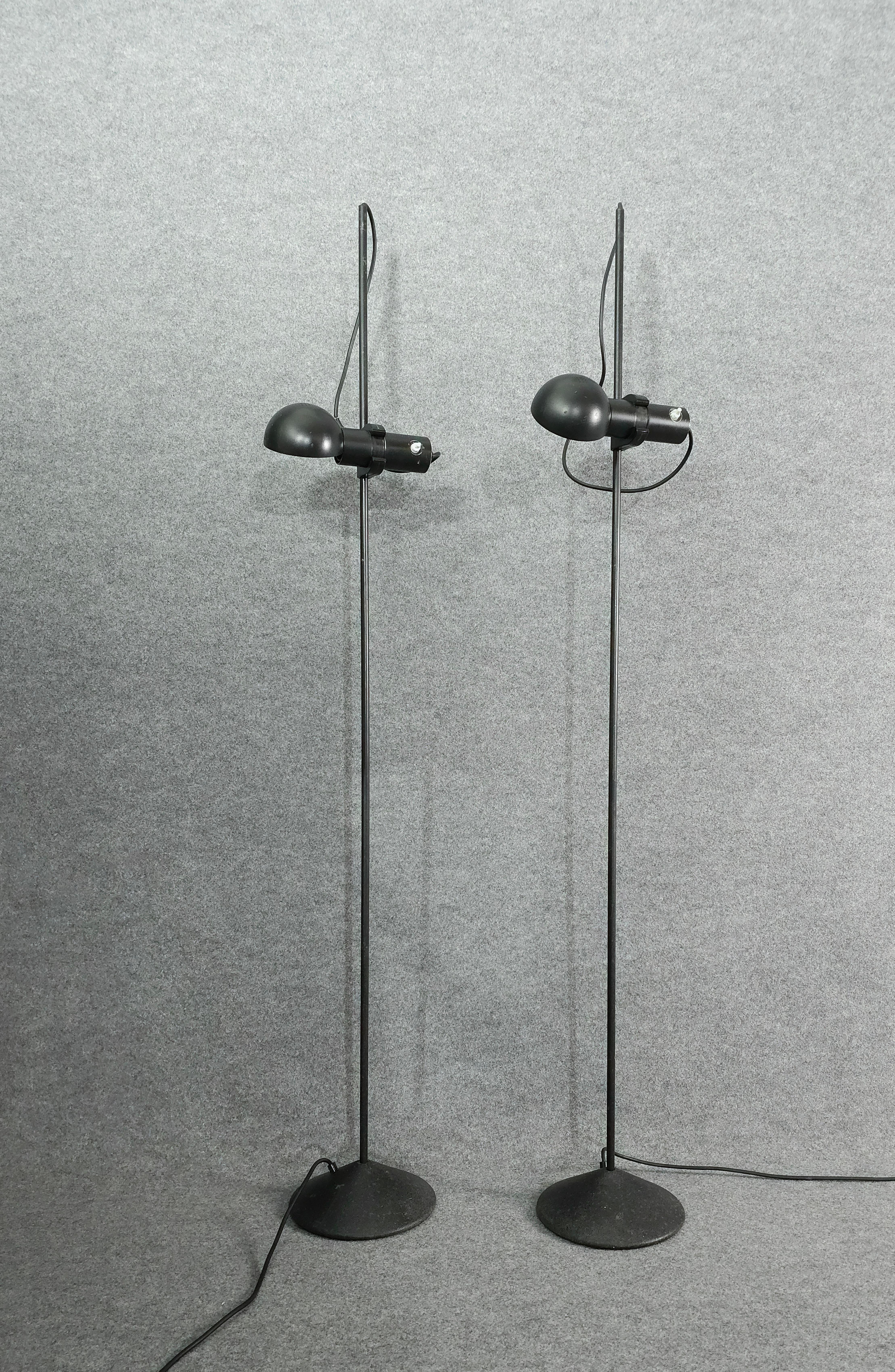 Mid-Century Modern Rare ensemble de 2 lampadaires Barbieri & Marianelli design mi-siècle italien des années 1960 en vente