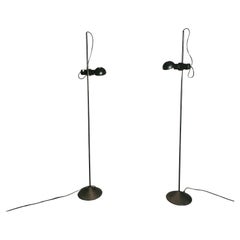Rare ensemble de 2 lampadaires Barbieri & Marianelli design mi-siècle italien des années 1960