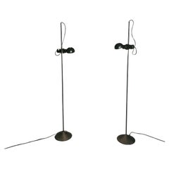 Rare set of 2 Barbieri & Marianelli Floor Lamps Midcentury Design Italy 1960s