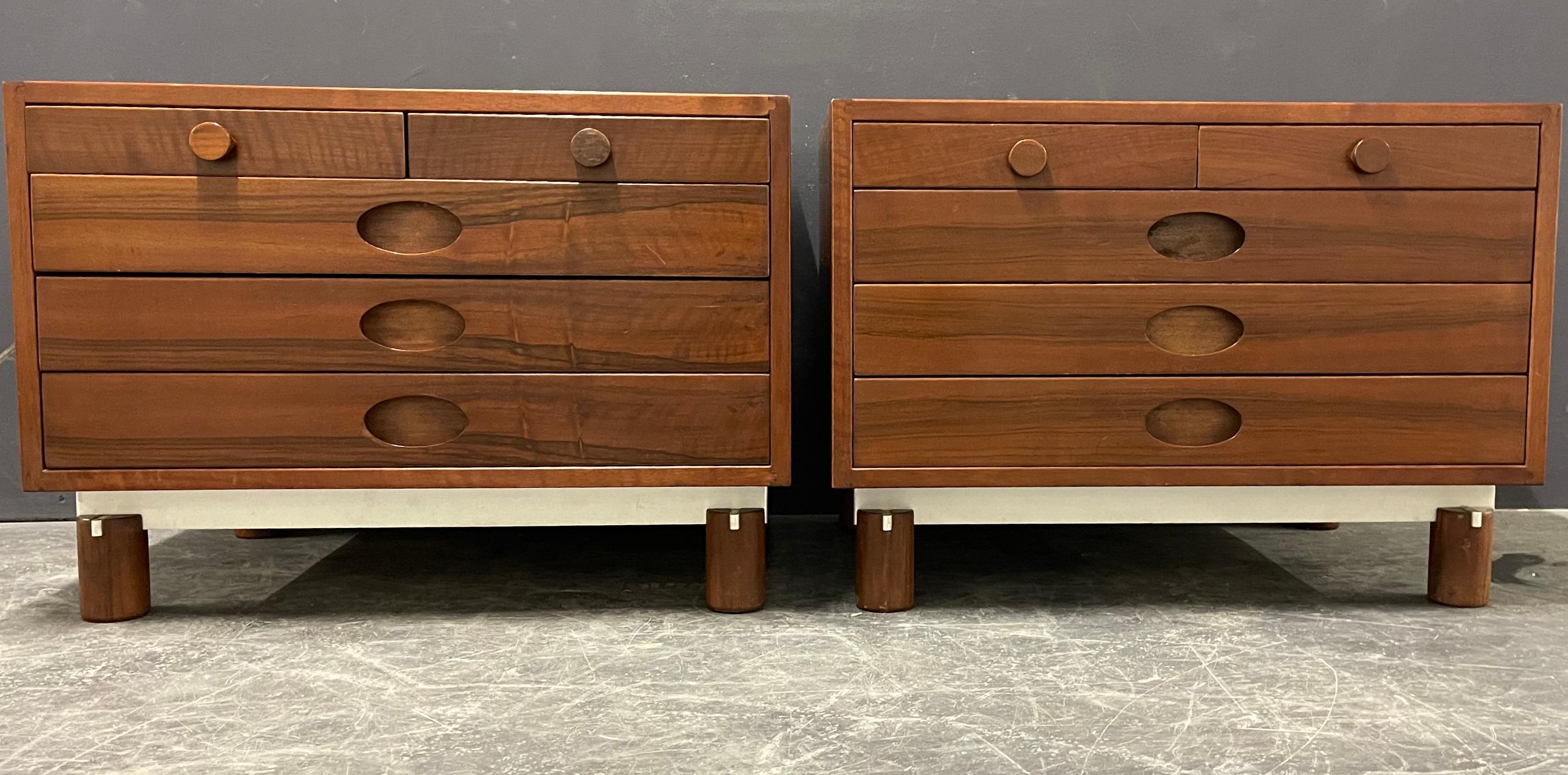 Mid-20th Century Rare Set of 2 Bernini Chests by Gianfranco Frattini