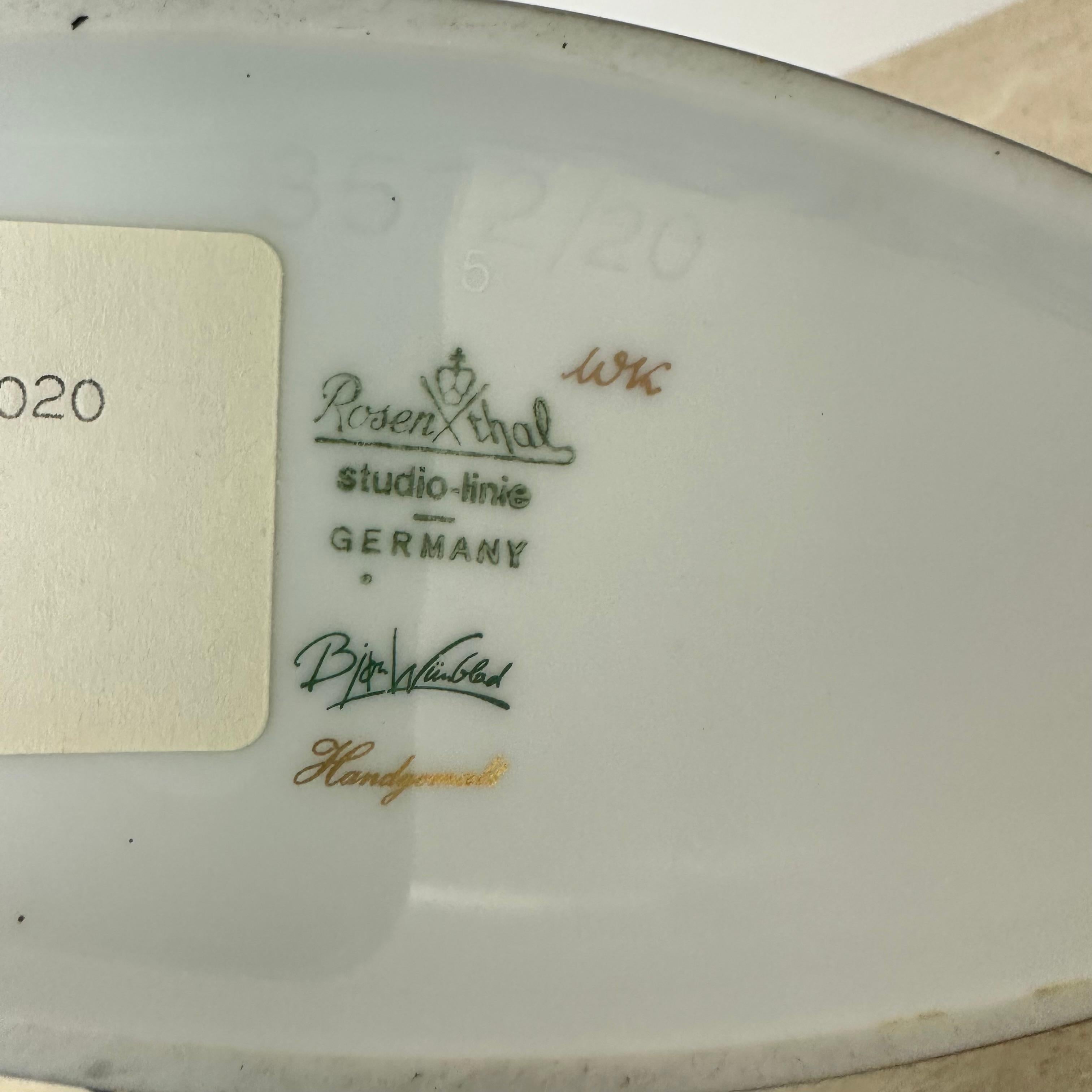 Raro set di 2 vasi Bjørn Wiinblad per Rosenthal, anni '70 in vendita 9