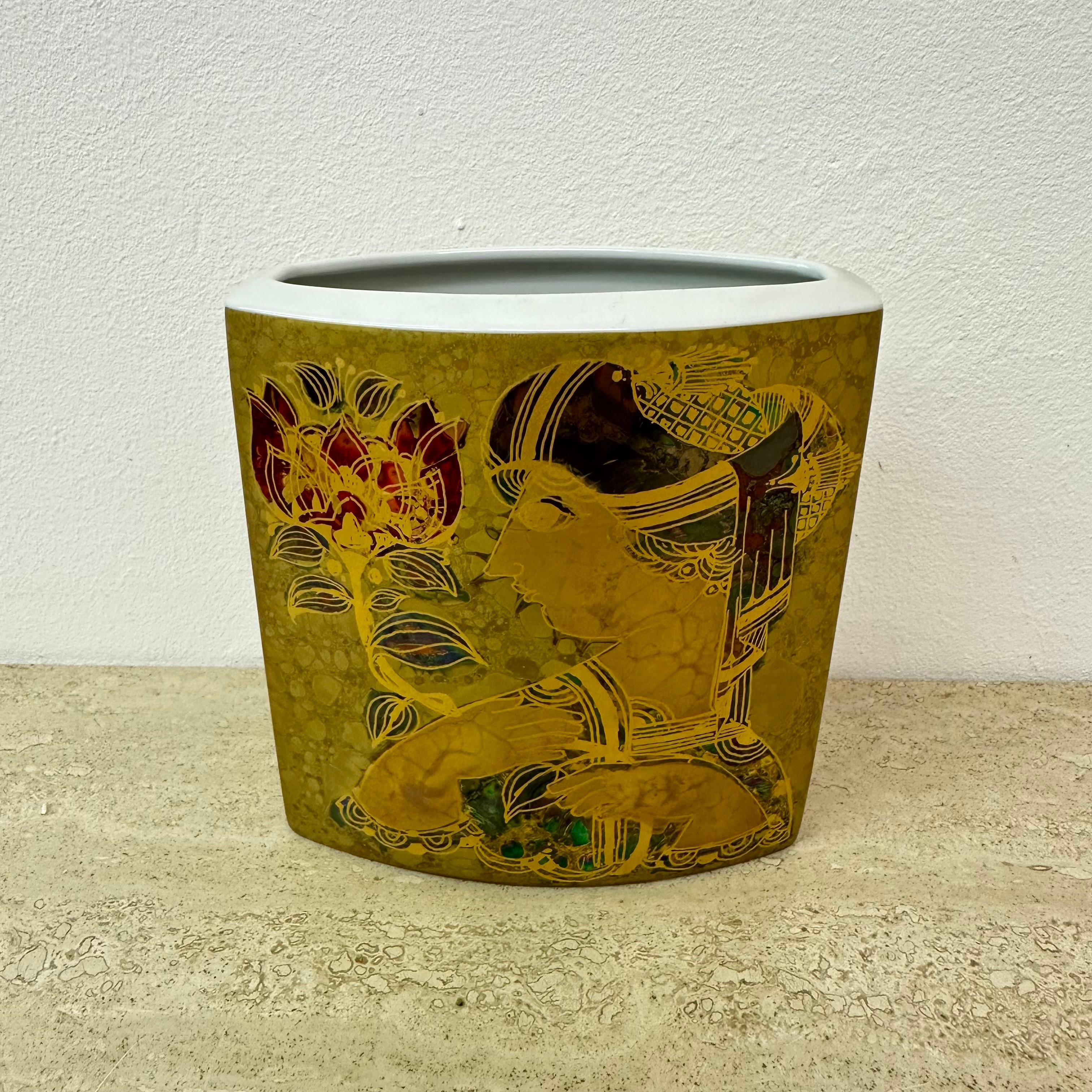 Raro set di 2 vasi Bjørn Wiinblad per Rosenthal, anni '70 in vendita 12