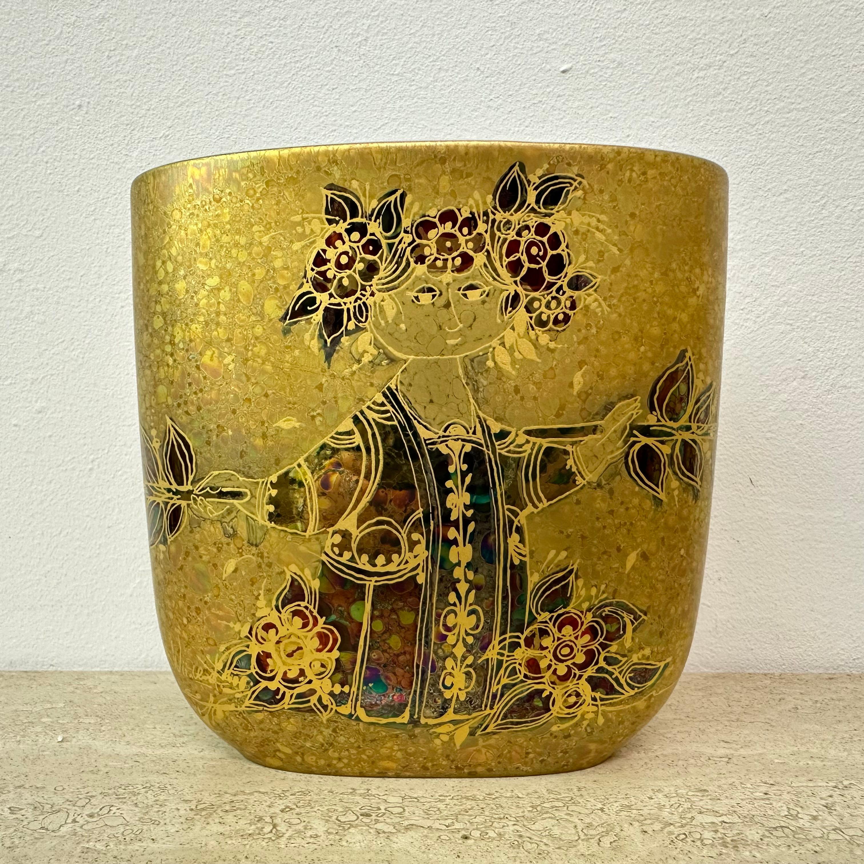 Raro set di 2 vasi Bjørn Wiinblad per Rosenthal, anni '70 in vendita 1