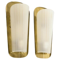 Vintage Rare Set of 2 Majora Wall Lights by Wilhelm Wagenfeld for Peill & Putzler, 1950s