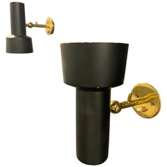 Raro set di 2 conchiglie da parete Mod.32 di Gino Sarfatti for Arteluce / Firmato