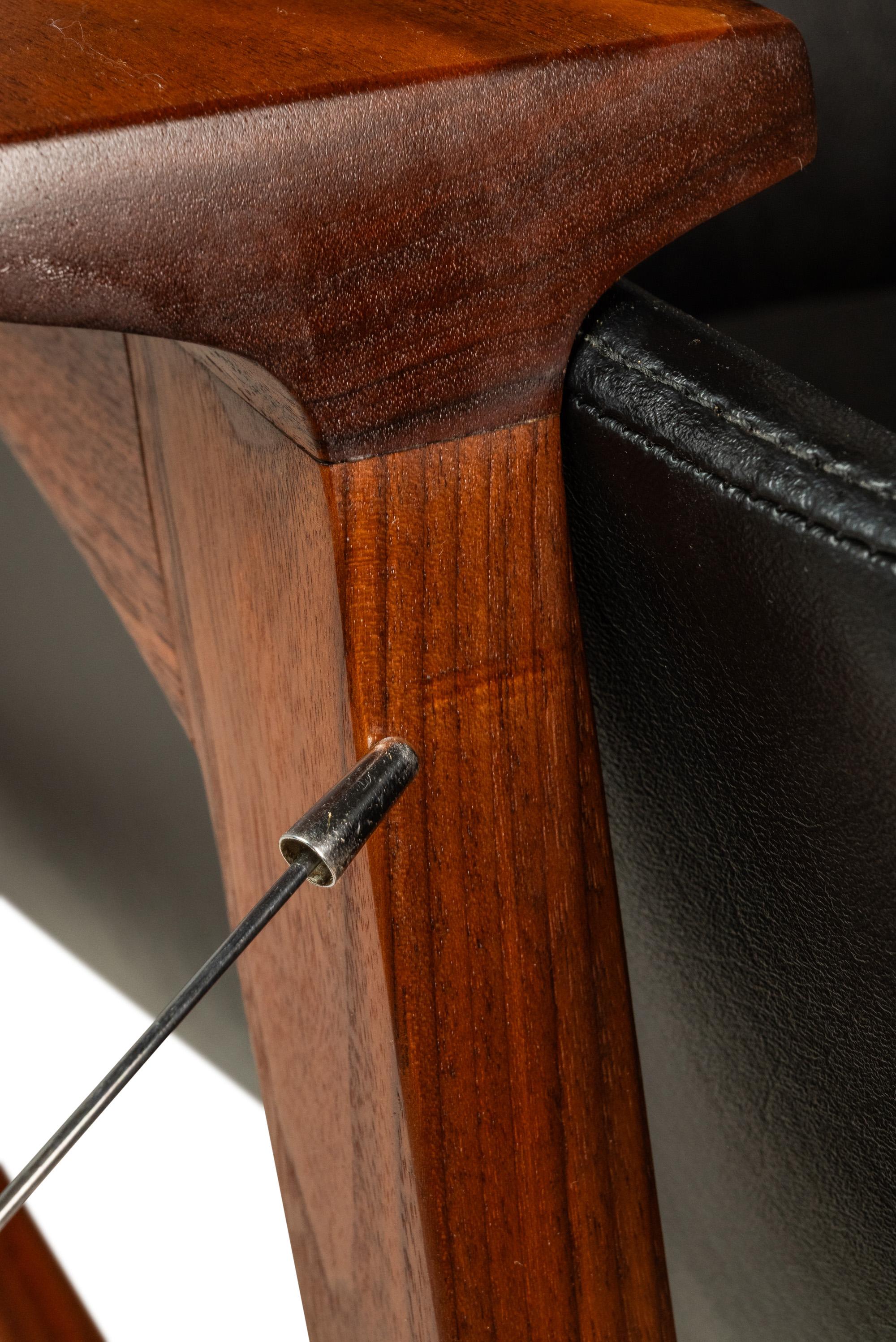 Rare Set of 2 Model 800 Malabar Chairs by Abitz for Galloway's, USA, c. 1959 im Angebot 12