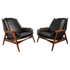 Rare Set of 2 Model 800 Malabar Chairs by Abitz for Galloway
s, USA, c. 1959