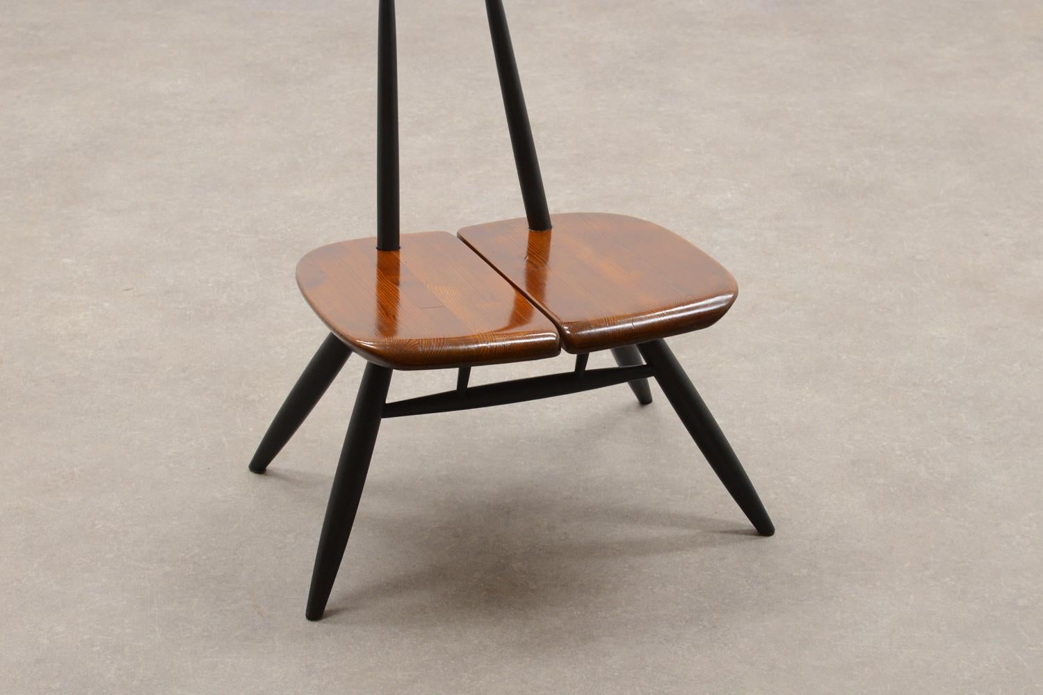 Rare Set of 2 Pirkka Lounge Chairs by Ilmari Tapiovaara for Laukaan Puu 50s In Good Condition In Landgraaf, NL