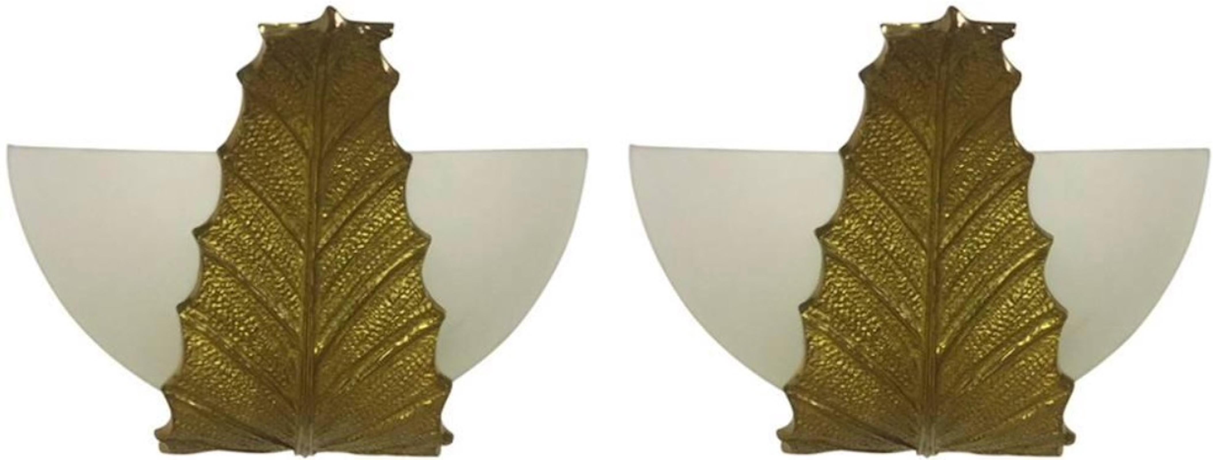 Rare set of 2 Shatanis Wall sconces by Maison Charles For Sale 3