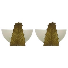Rare set of 2 Shatanis Wall sconces by Maison Charles